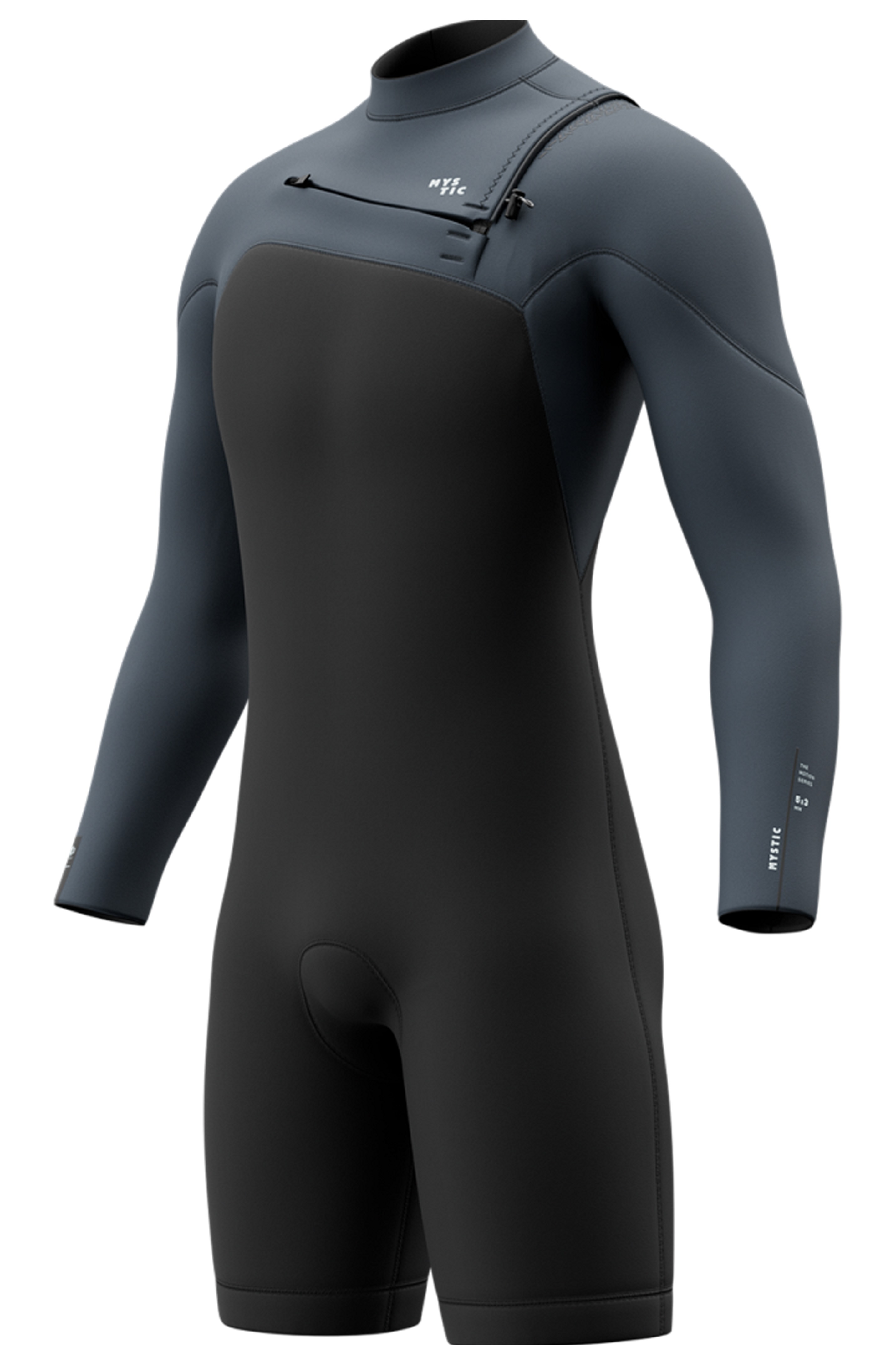 Mystic-Motion 3/2 Longarm Shorty Frontzip 2027 Combinaison Néoprène Homme