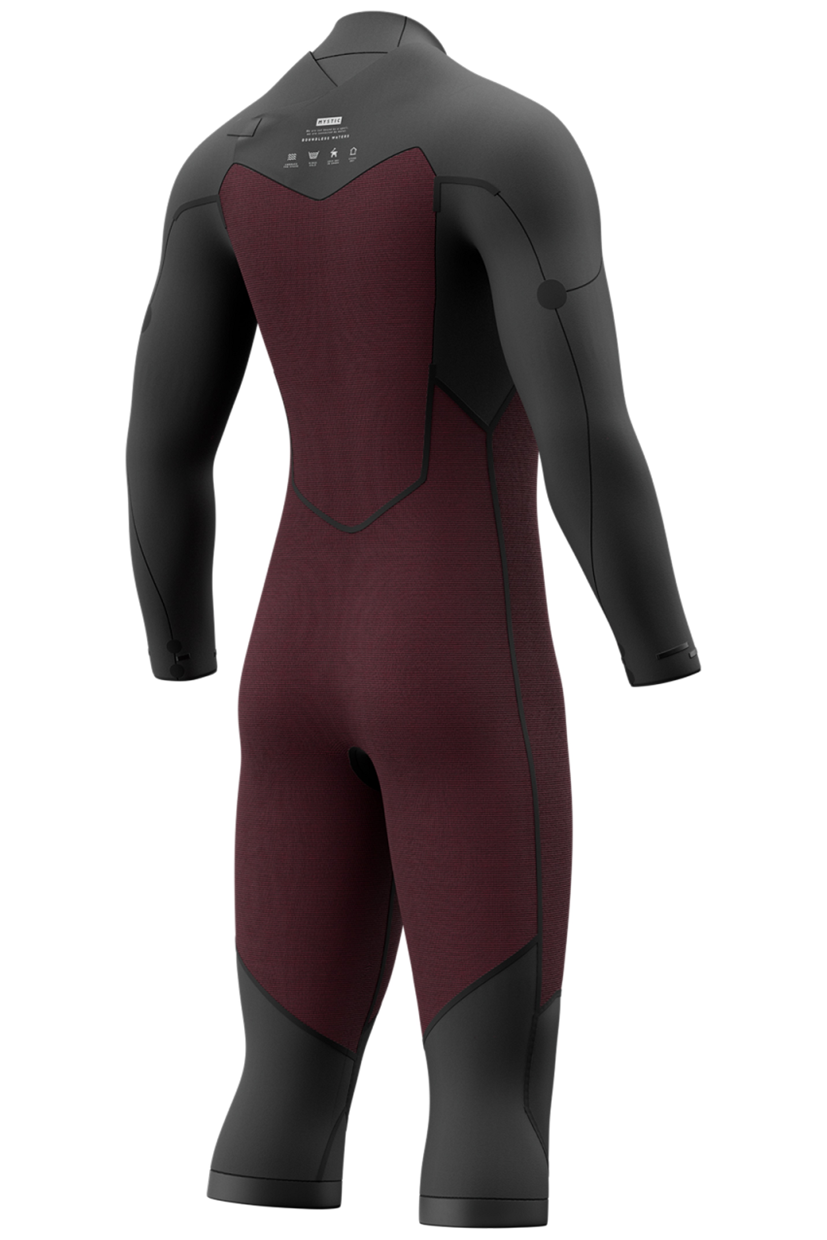 Mystic-Motion 4/3 Longarm Shortleg Frontzip 2027 Combinaison Néoprène Homme