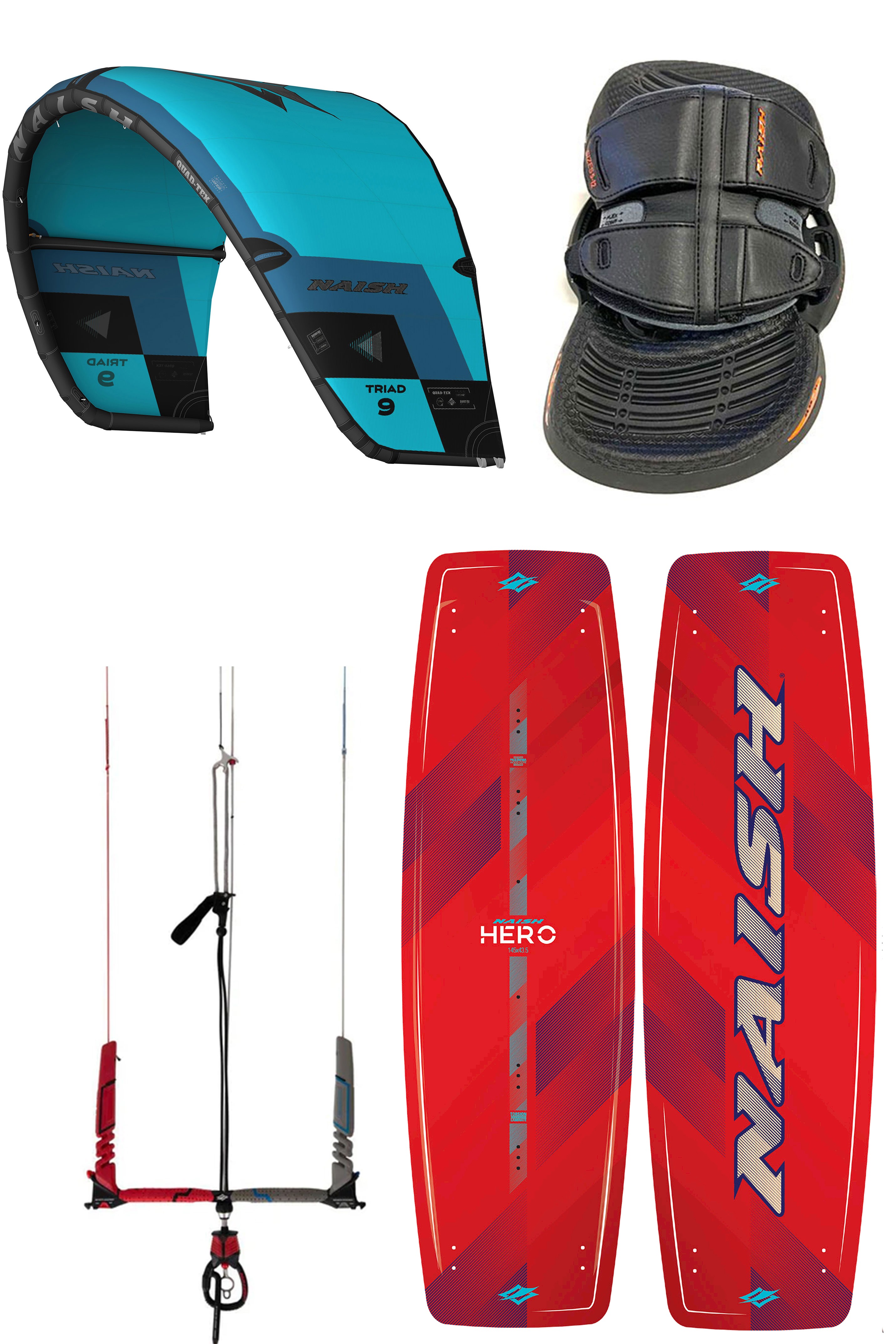 Naish-Pack de Kitesurf Naish Triad + Hero 2024