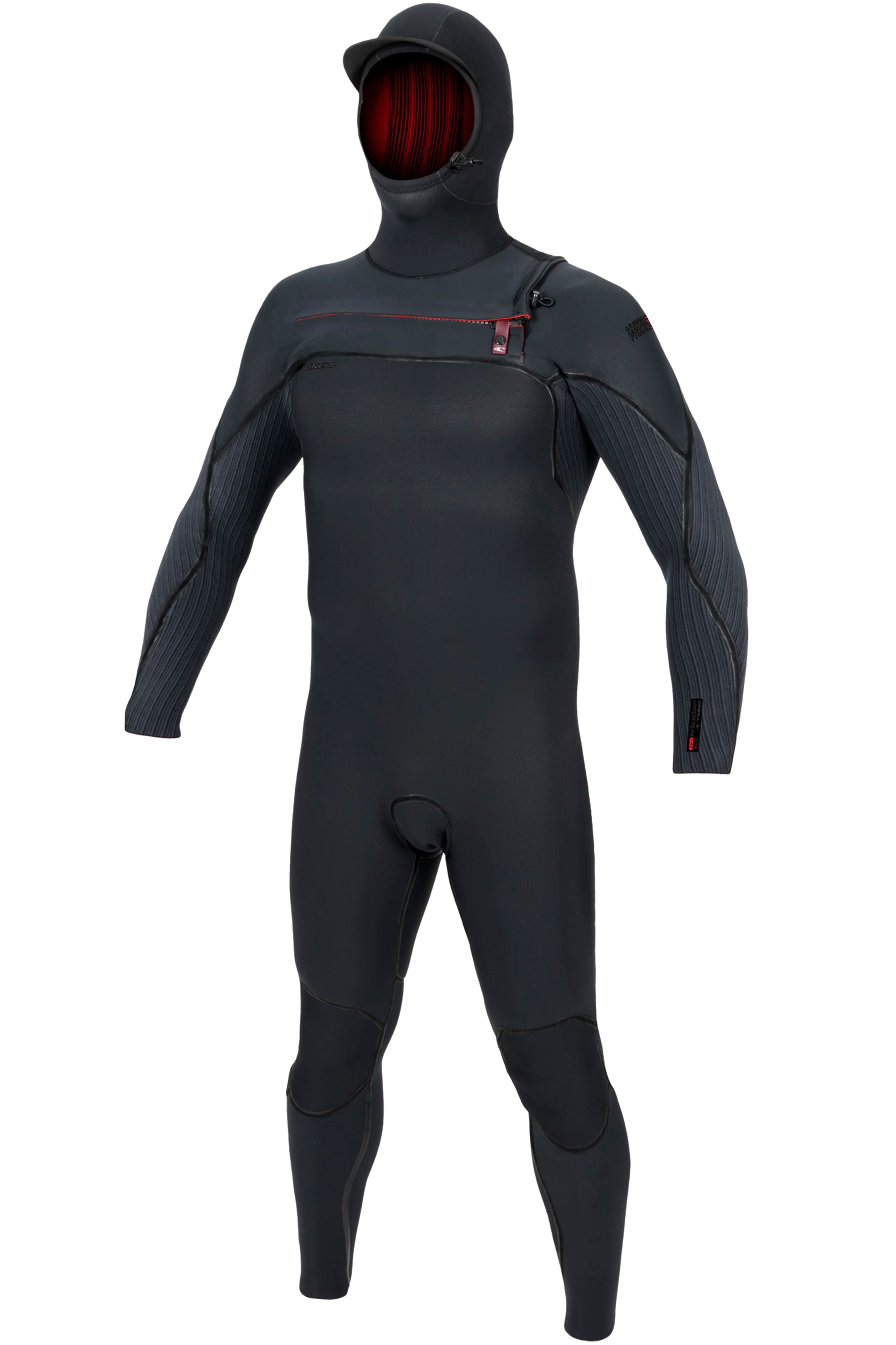 ONeill-Hyperfreak Fire 5/4+ Chest Zip Hooded Combinaison Néoprène Homme