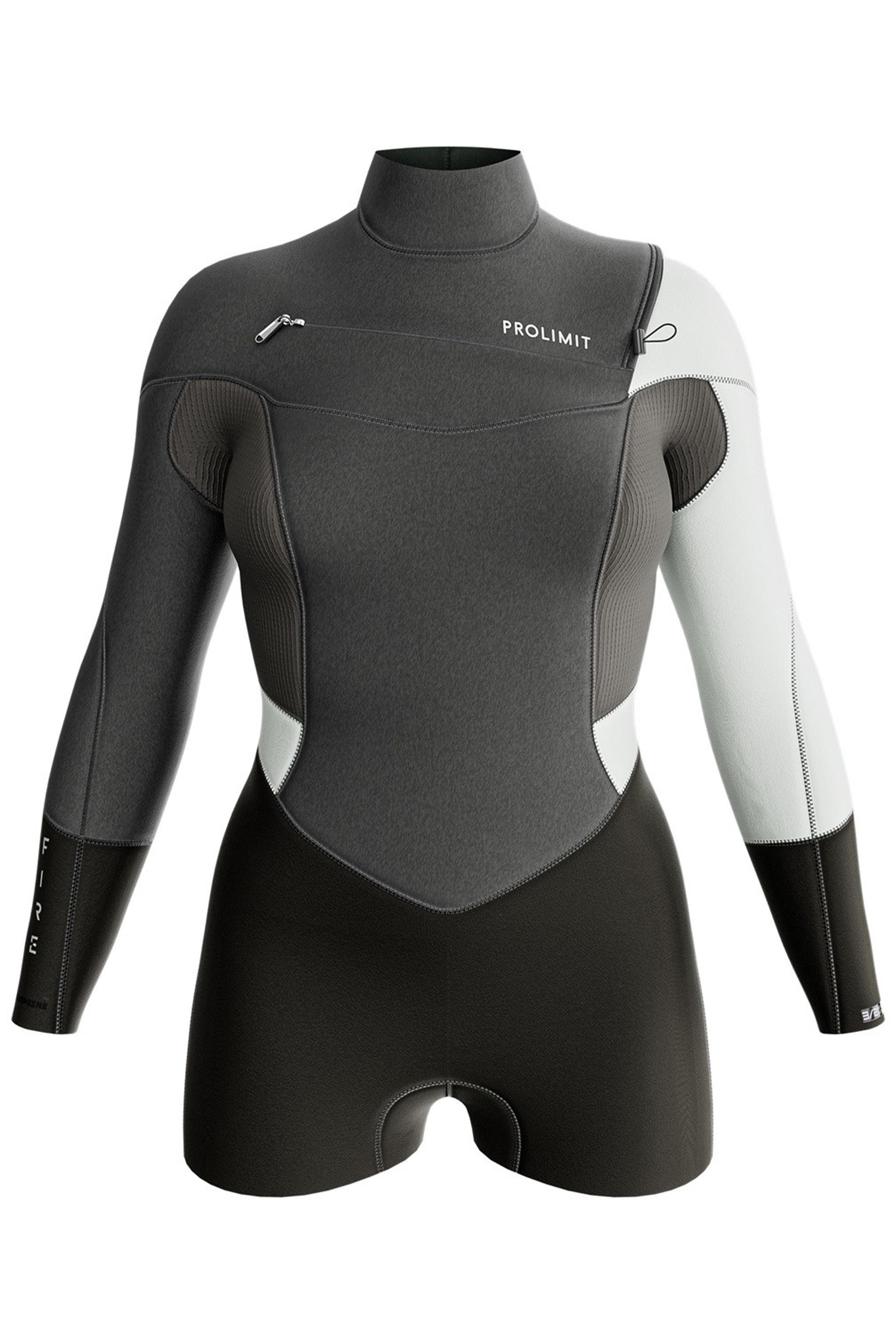 Prolimit-Fire 3/2 Longarm Shorty Free-X Frontzip 2025 Combinaison Néoprène Femm