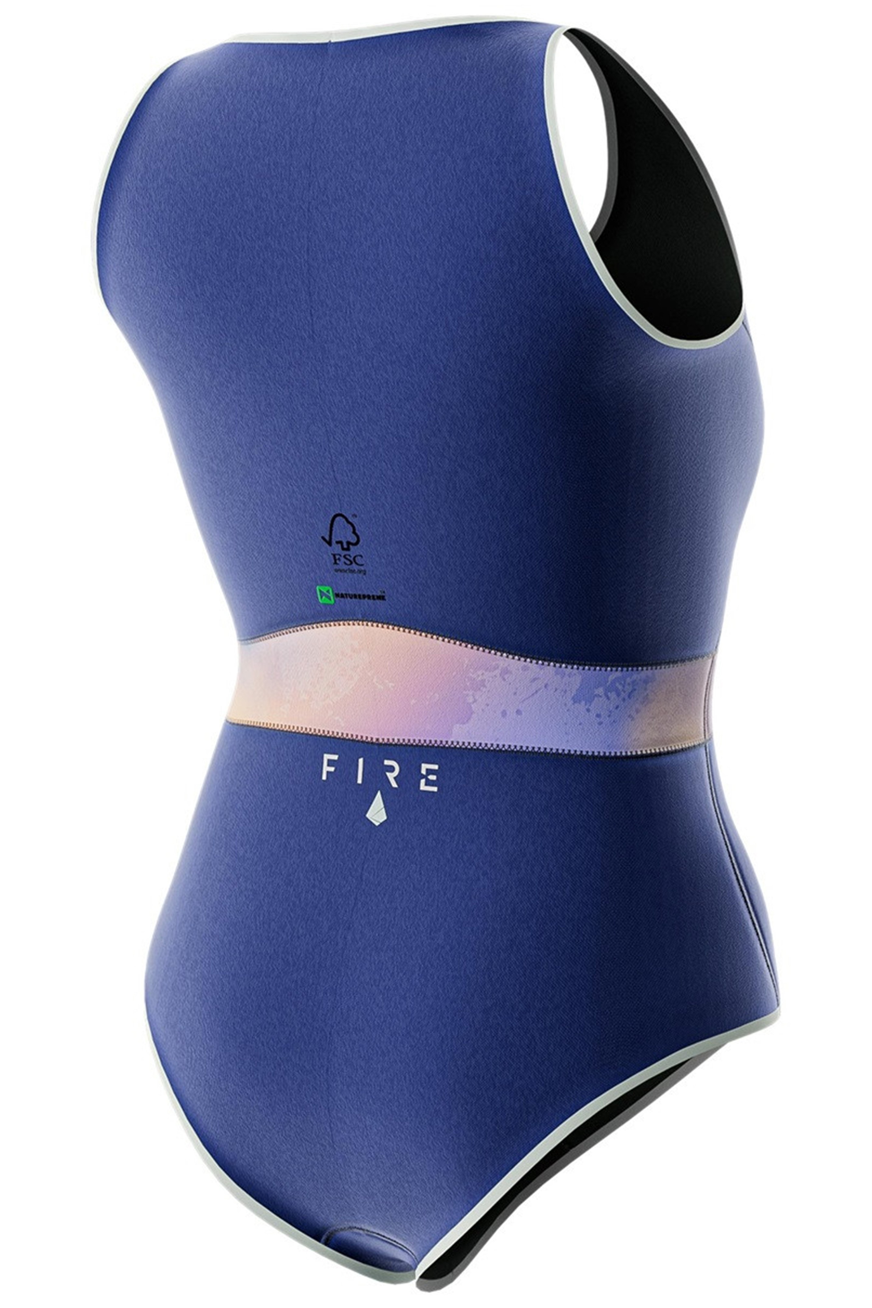 Prolimit-Fire Sleeveless Shorty Front V-Zip 2/2 Combinaison néoprène
