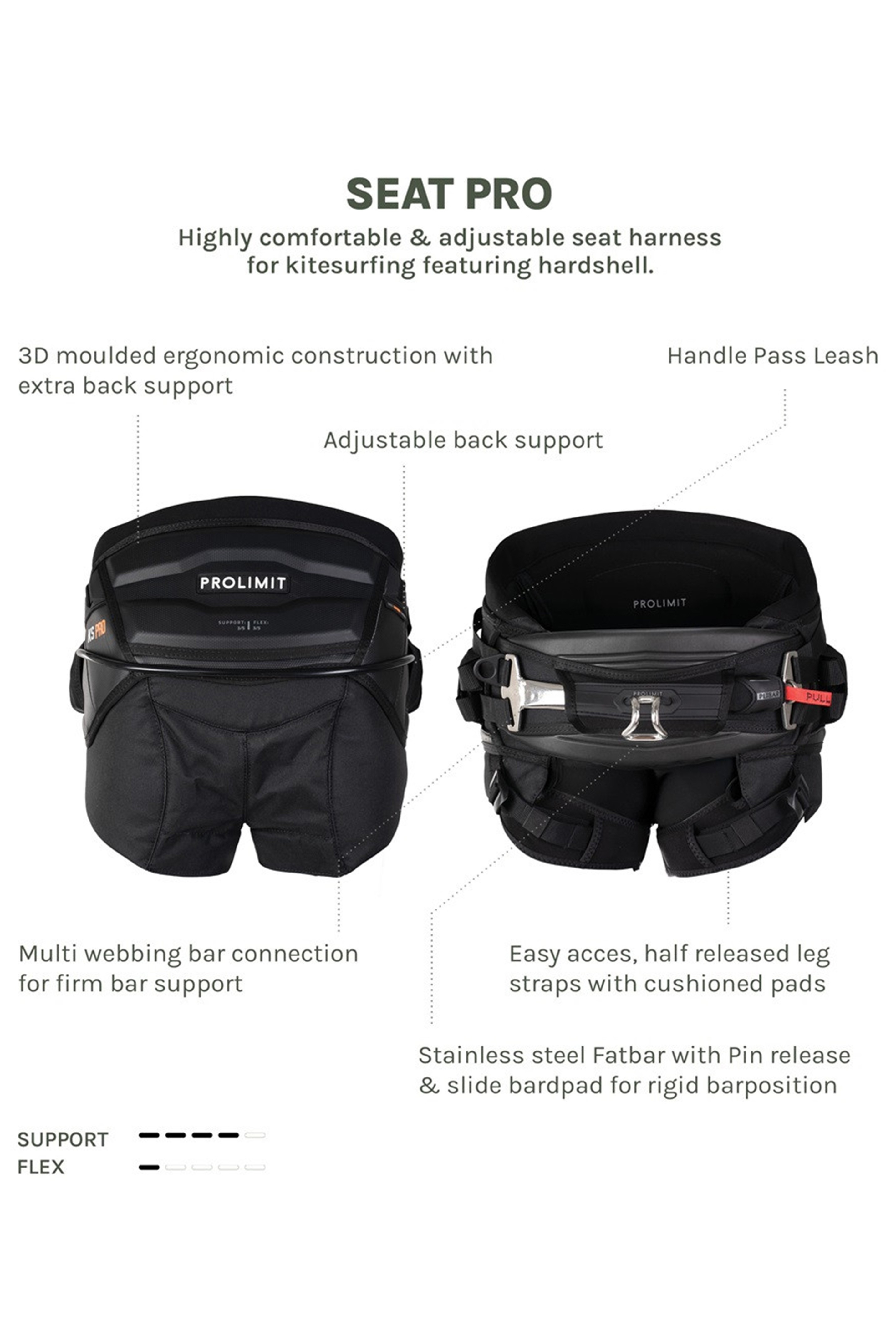 Prolimit-Kite Seat Pro V2 Seat Harness