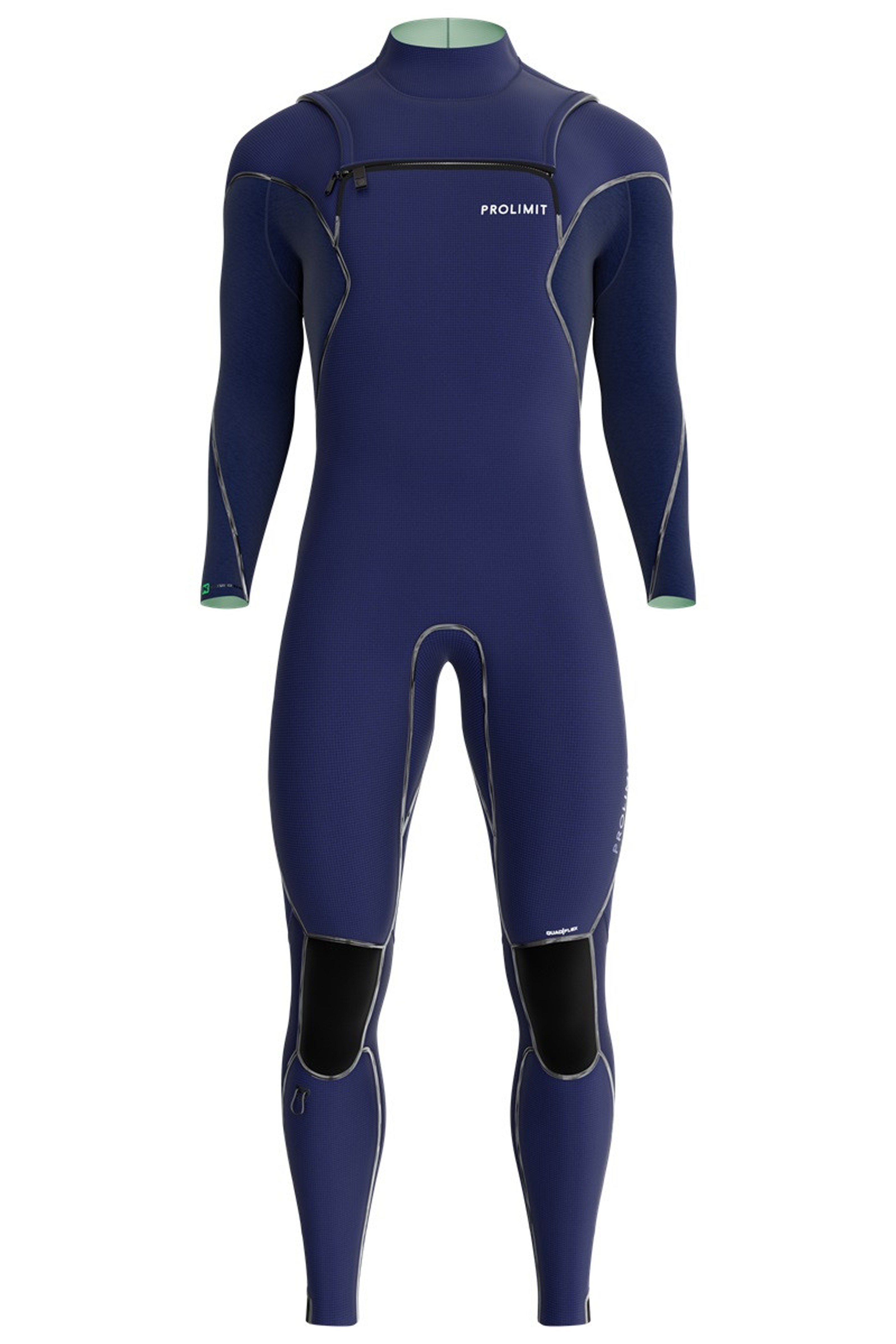 Prolimit-Mercury 5/4 Double Frontzip 2027 Combinaison Néoprène Homme