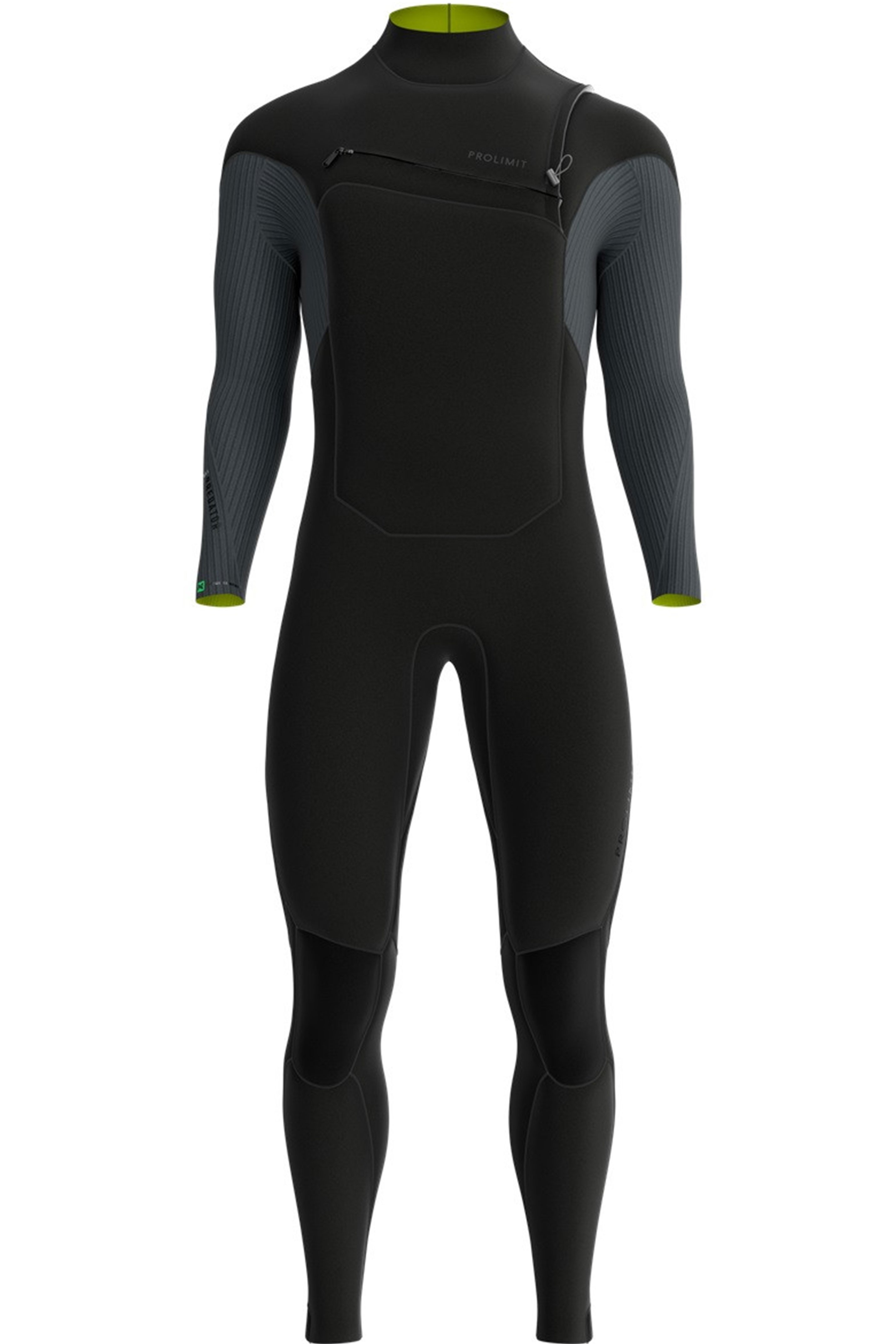 Prolimit-Predator 5/4 Free-X Frontzip 2027 Combinaison Néoprène Homme