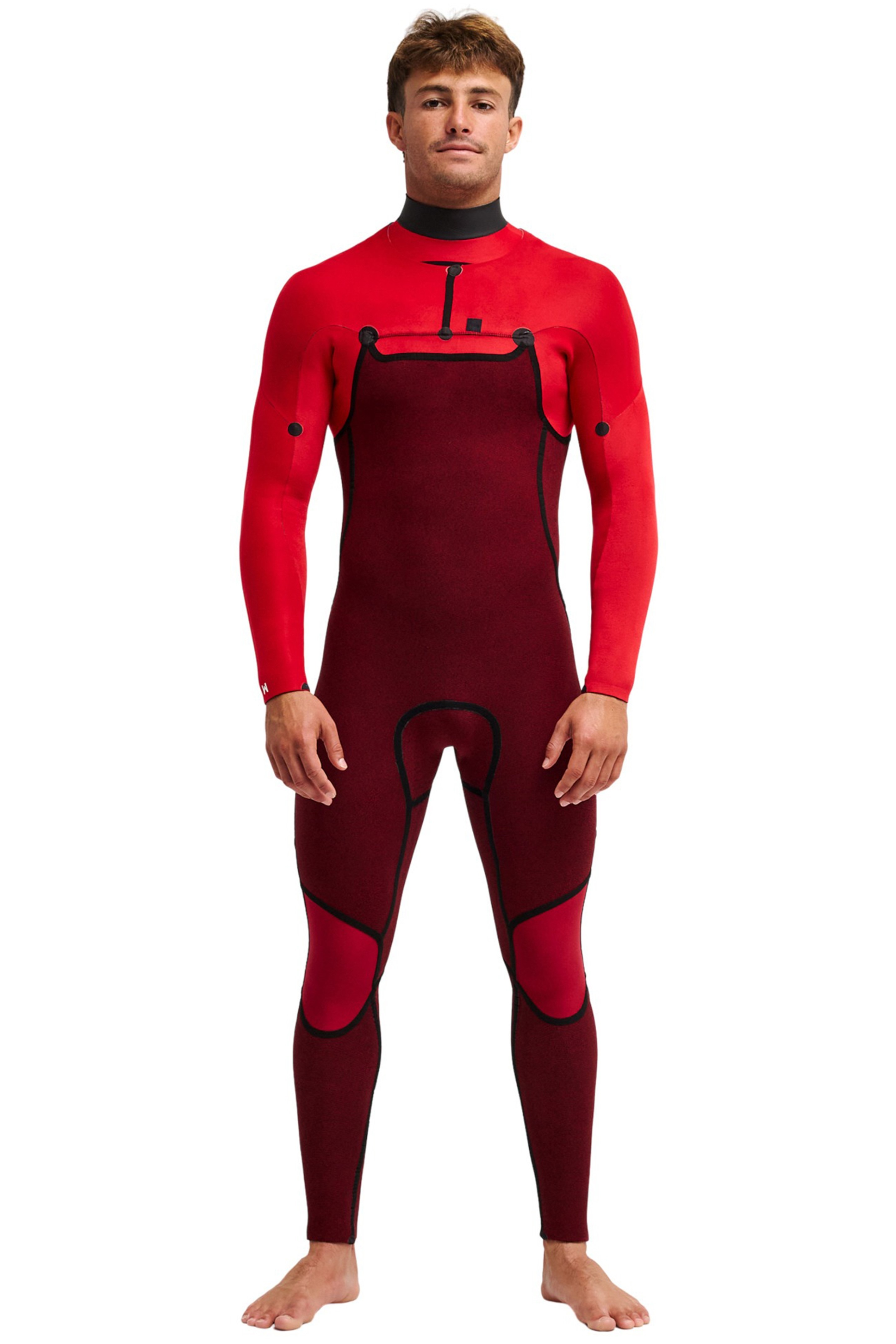 Quiksilver-Young Guns 4/3 Frontzip 2026 Combinaison Néoprène Homme