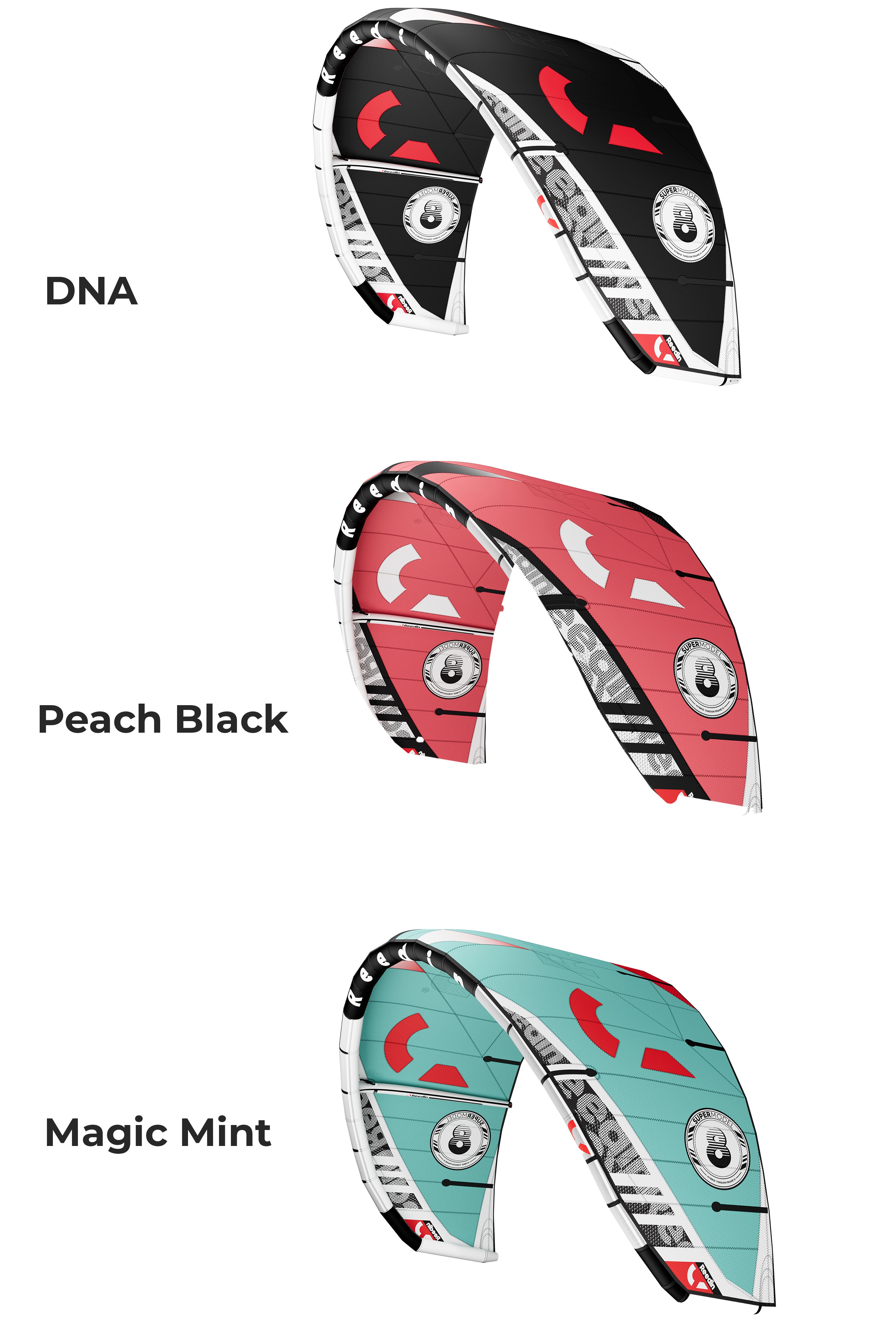 Reedin Kiteboarding-Super Model 2025 + Super E 2026 Set de Kitesurf