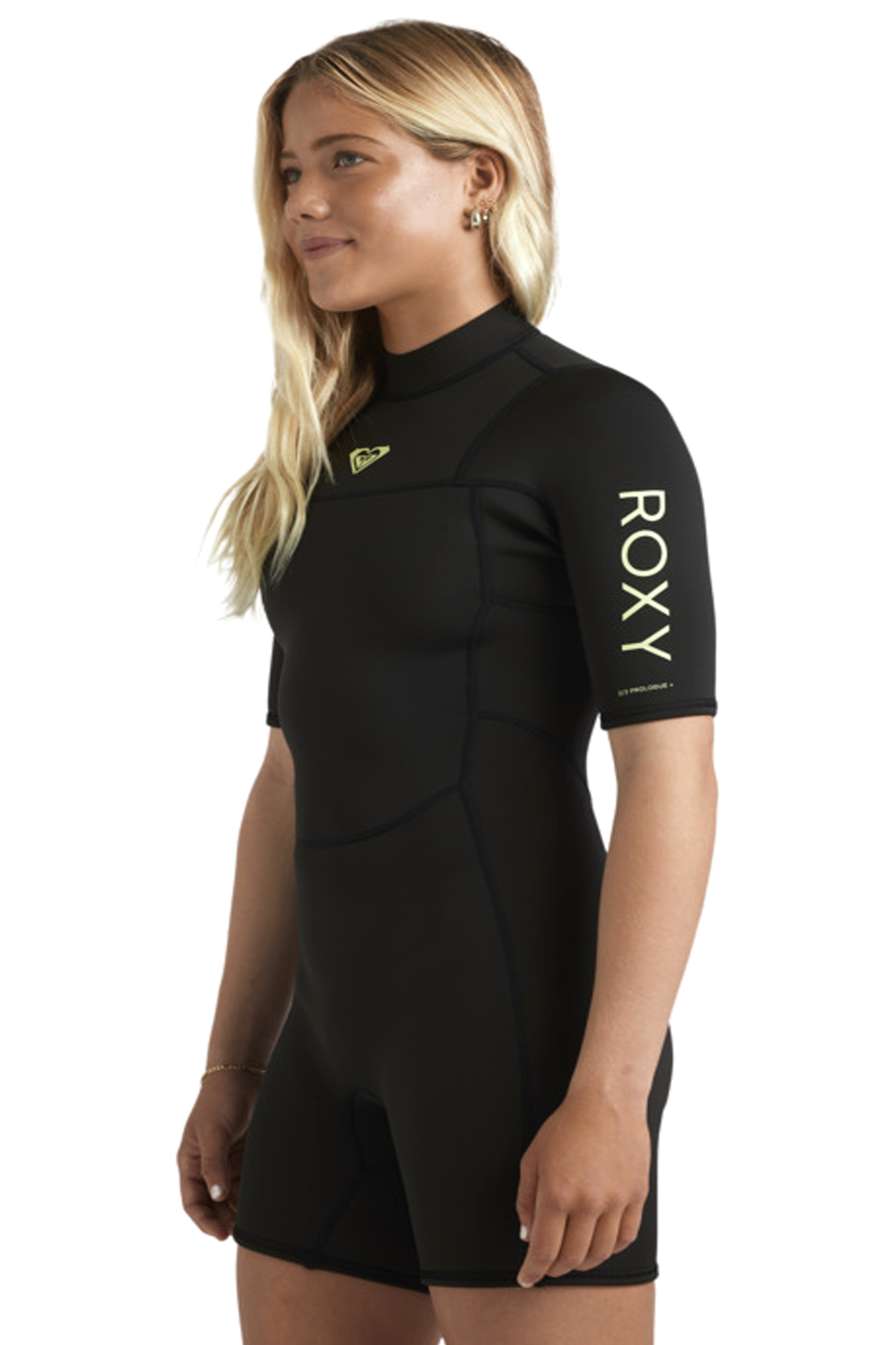 Roxy-Prologue 2/2 Shorty Backzip Femme 2026 Combinaison néoprène