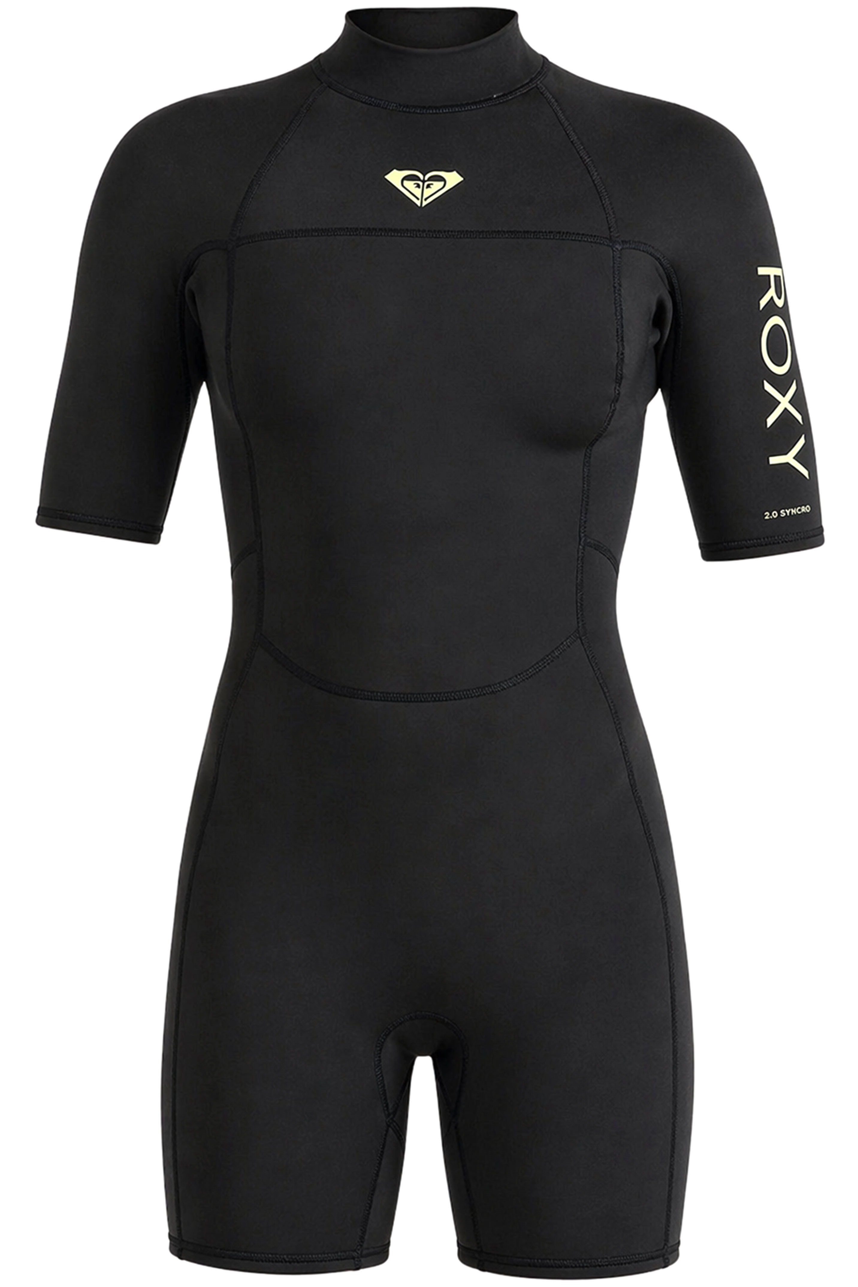 Roxy-Prologue 2/2 Shorty Backzip Femme 2026 Combinaison néoprène