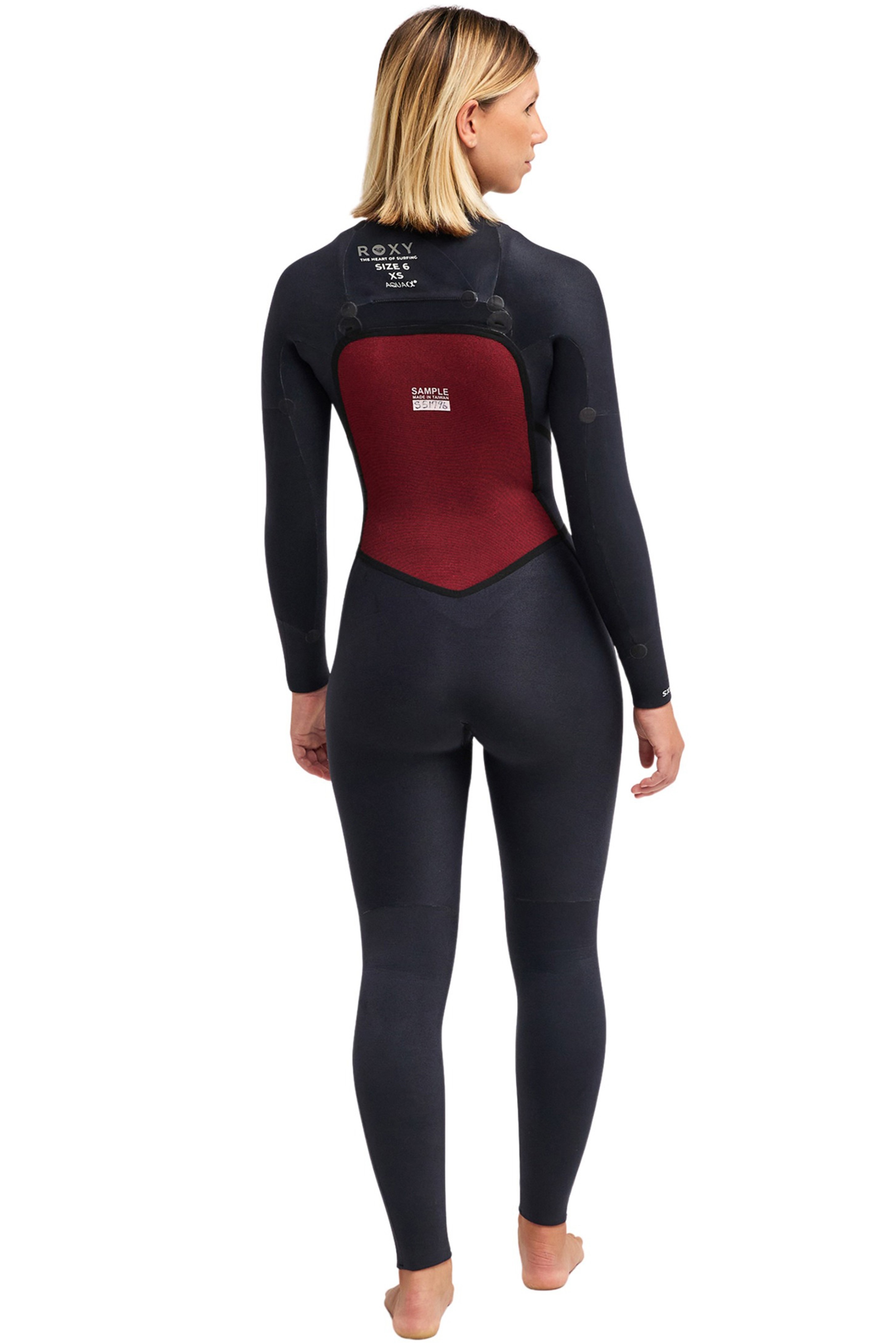 Roxy-Swell Natural 4/3 Frontzip Combinaison Néoprène Femme