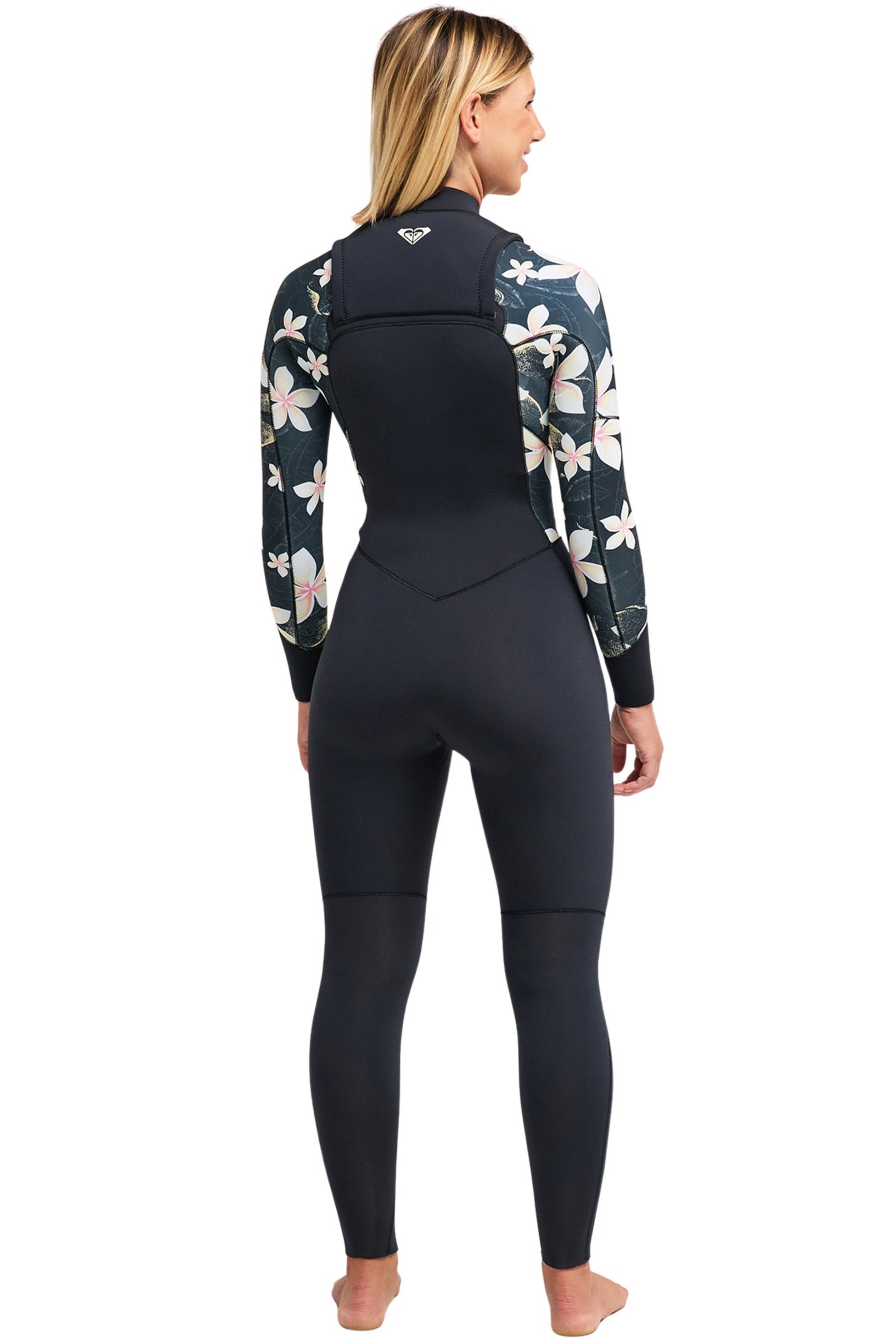 Roxy-Swell Natural 4/3 Frontzip Combinaison Néoprène Femme