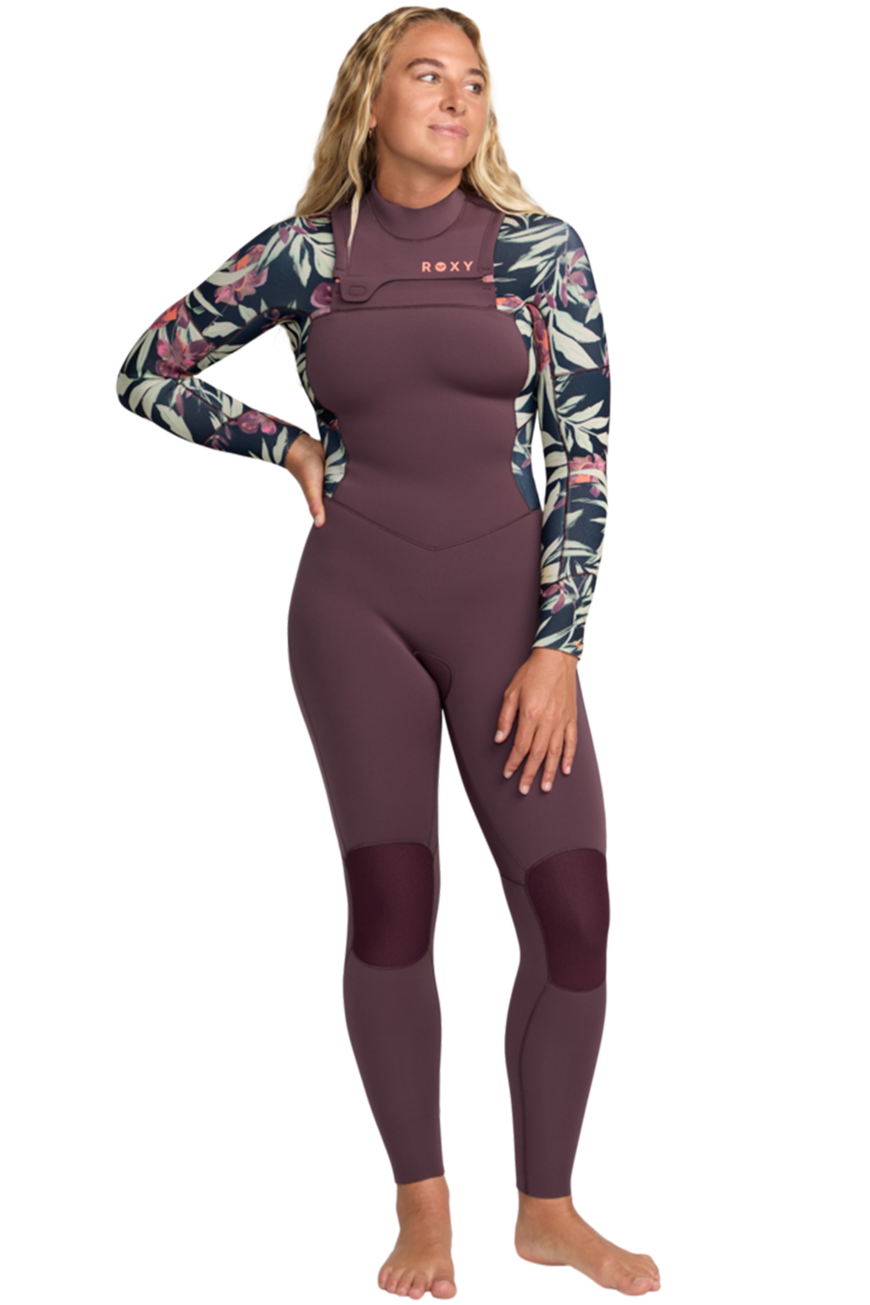 Roxy-Swell Natural 4/3 Frontzip Femme 2026 Combinaison Néoprène