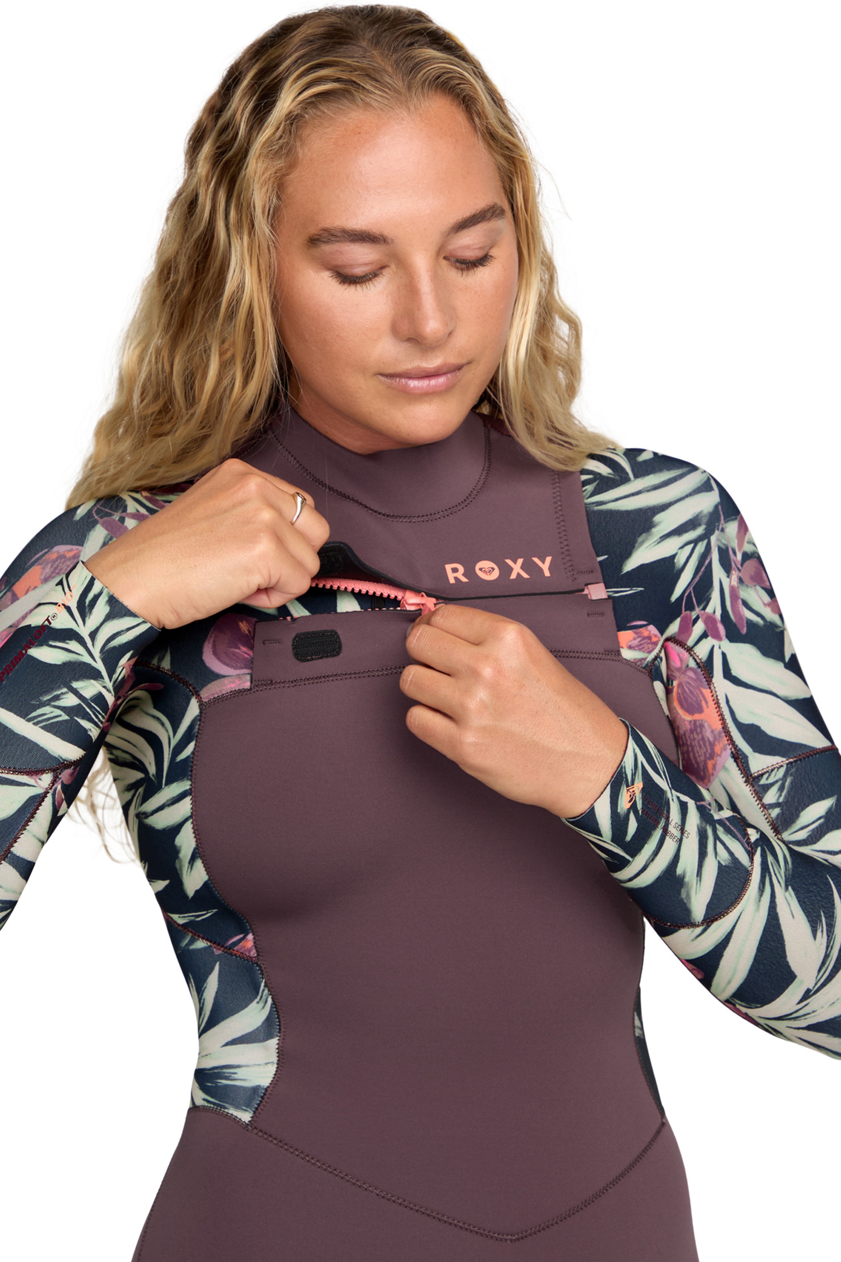 Roxy-Swell Natural 4/3 Frontzip Femme 2026 Combinaison Néoprène